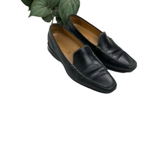 Tod's Loafer Black Leather Driving Shoes